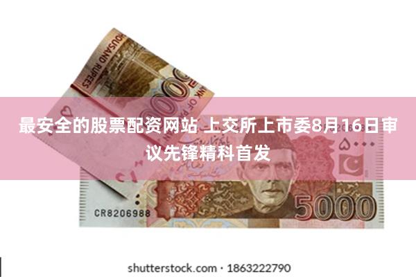 最安全的股票配资网站 上交所上市委8月16日审议先锋精科首发