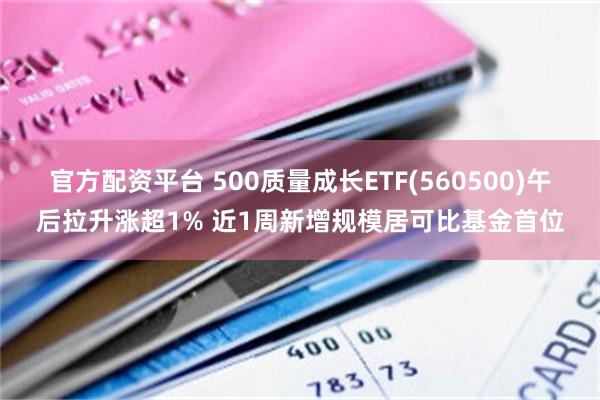 官方配资平台 500质量成长ETF(560500)午后拉升涨超1% 近1周新增规模居可比基金首位