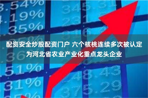 配资安全炒股配资门户 六个核桃连续多次被认定为河北省农业产业化重点龙头企业