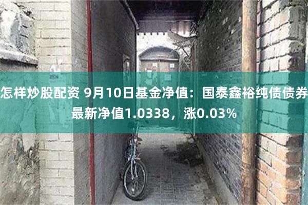 怎样炒股配资 9月10日基金净值：国泰鑫裕纯债债券最新净值1.0338，涨0.03%