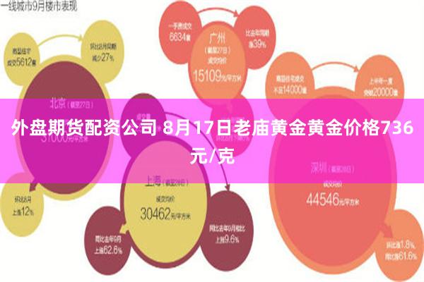 外盘期货配资公司 8月17日老庙黄金黄金价格736元/克