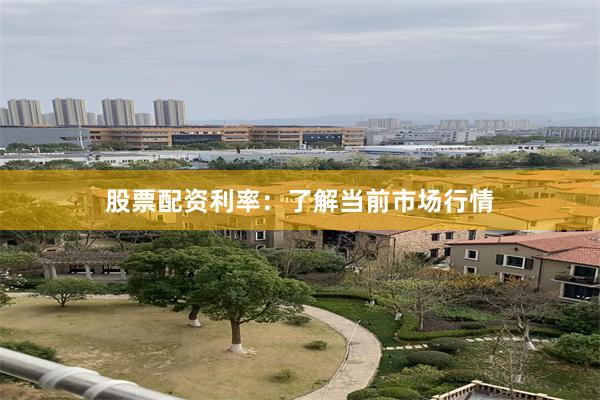 股票配资利率：了解当前市场行情