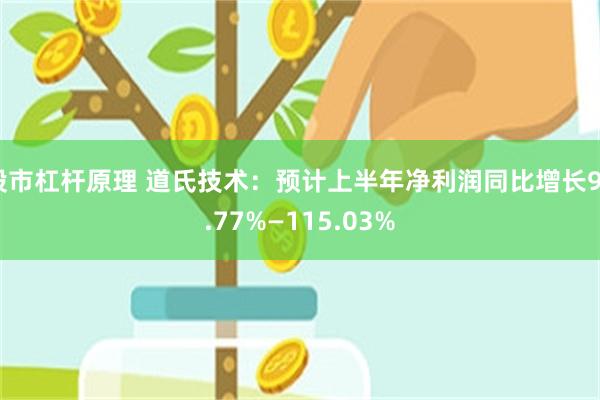 股市杠杆原理 道氏技术：预计上半年净利润同比增长98.77%—115.03%