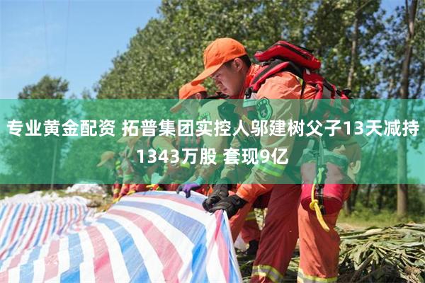 专业黄金配资 拓普集团实控人邬建树父子13天减持1343万股 套现9亿