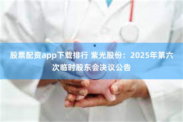 股票配资app下载排行 紫光股份：2025年第六次临时股东会决议公告
